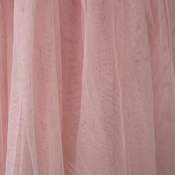 Girls Blush Pink Maxi Length Tulle Skirt Sz. S/M | Elastic Waist, NWOT - Picture 4 of 5